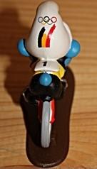 Schtroumpf cycliste