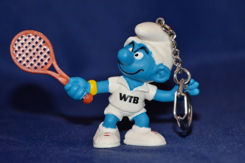 Schtroumpf tennisman