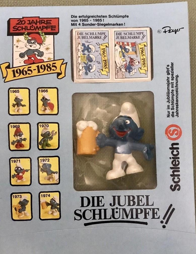 Schtroumpf avec bière