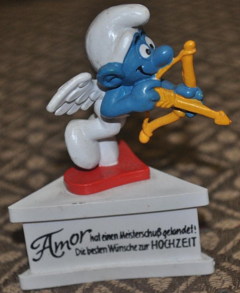 Schtroumpf ange/cupidon avec arc