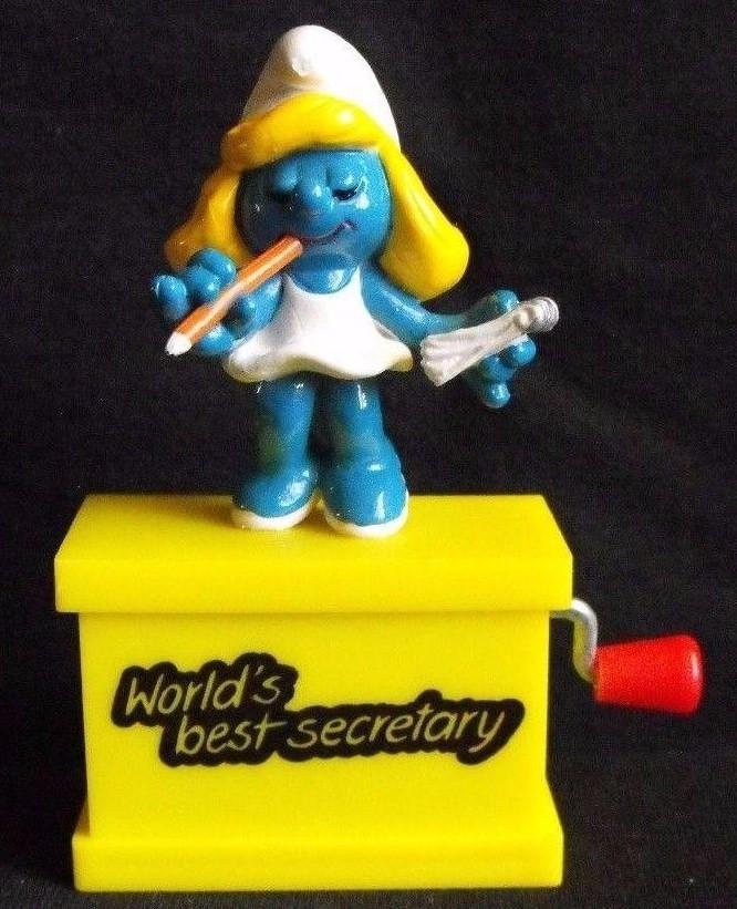 Schtroumpfette secrétaire