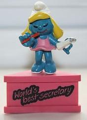 Schtroumpfette secrétaire