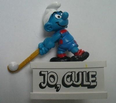 Schtroumpf joueur de hockey sur gazon