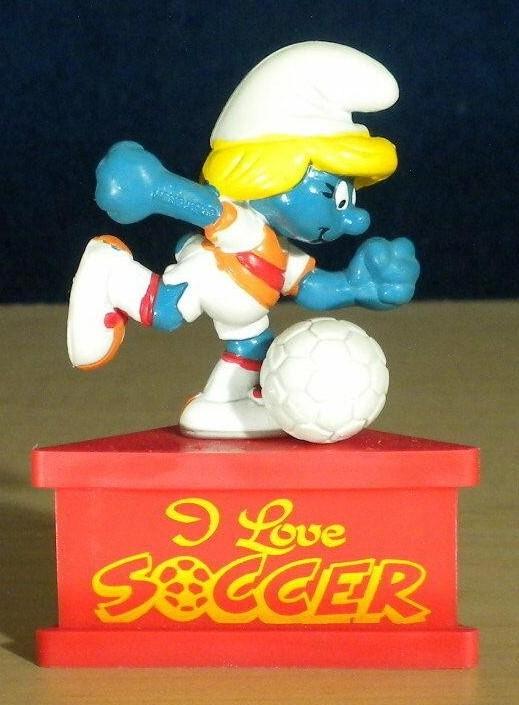 Schtroumpfette footballeuse