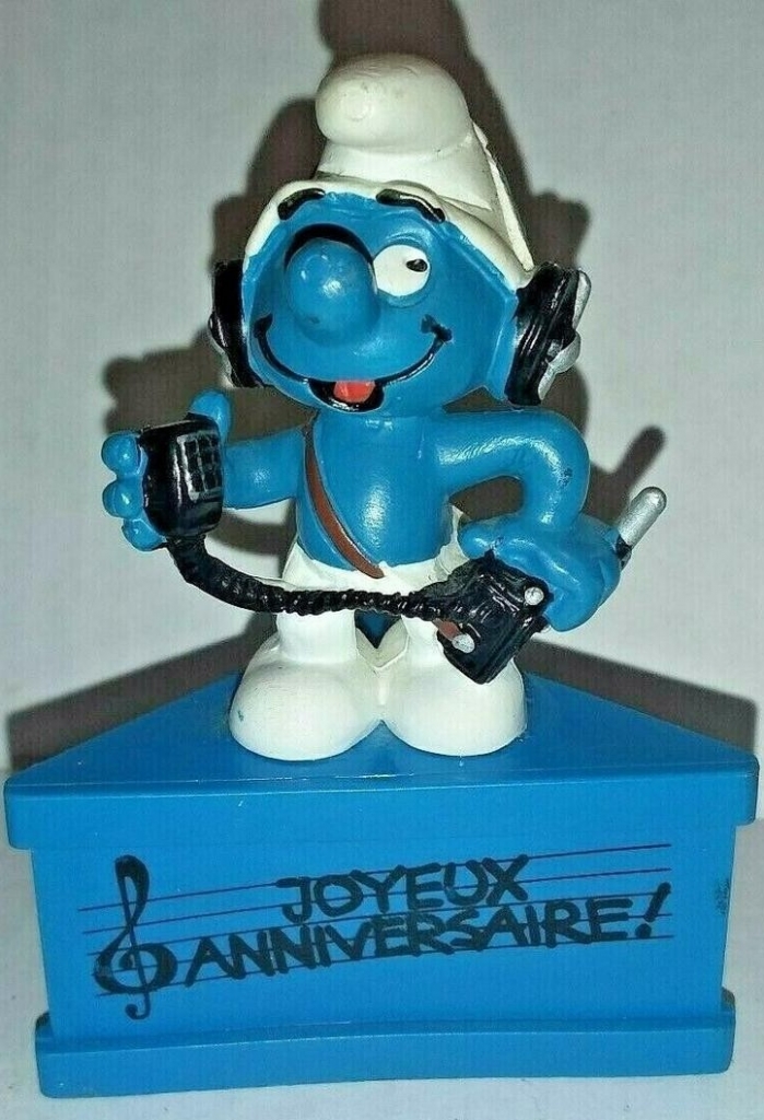 Schtroumpf avec radio
