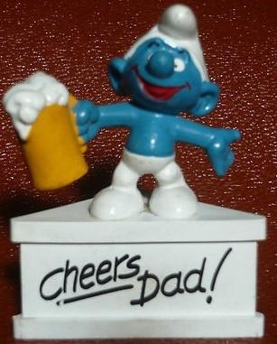 Schtroumpf avec bière