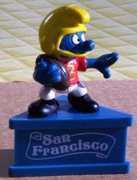 Schtroumpf footballeur américain