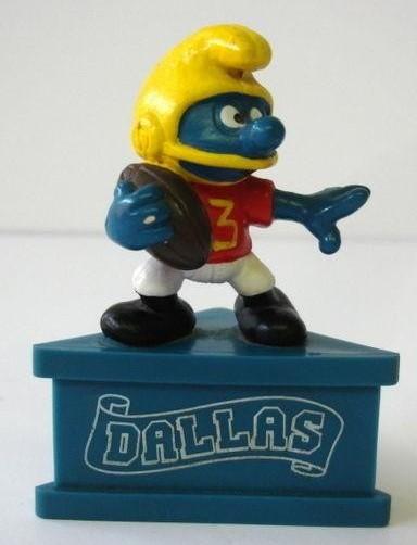 Schtroumpf footballeur américain