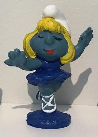 Schtroumpfette danseuse classique (ballerine)