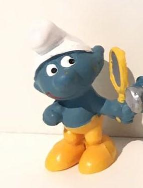 Schtroumpf coquet avec miroir