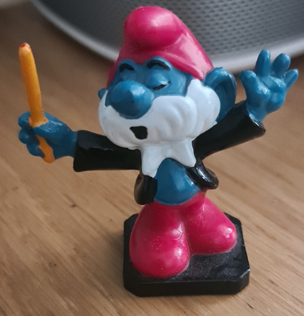 Grand Schtroumpf chef d\'orchestre