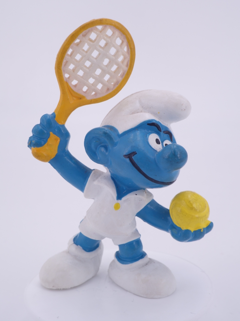 Schtroumpf joueur de tennis
