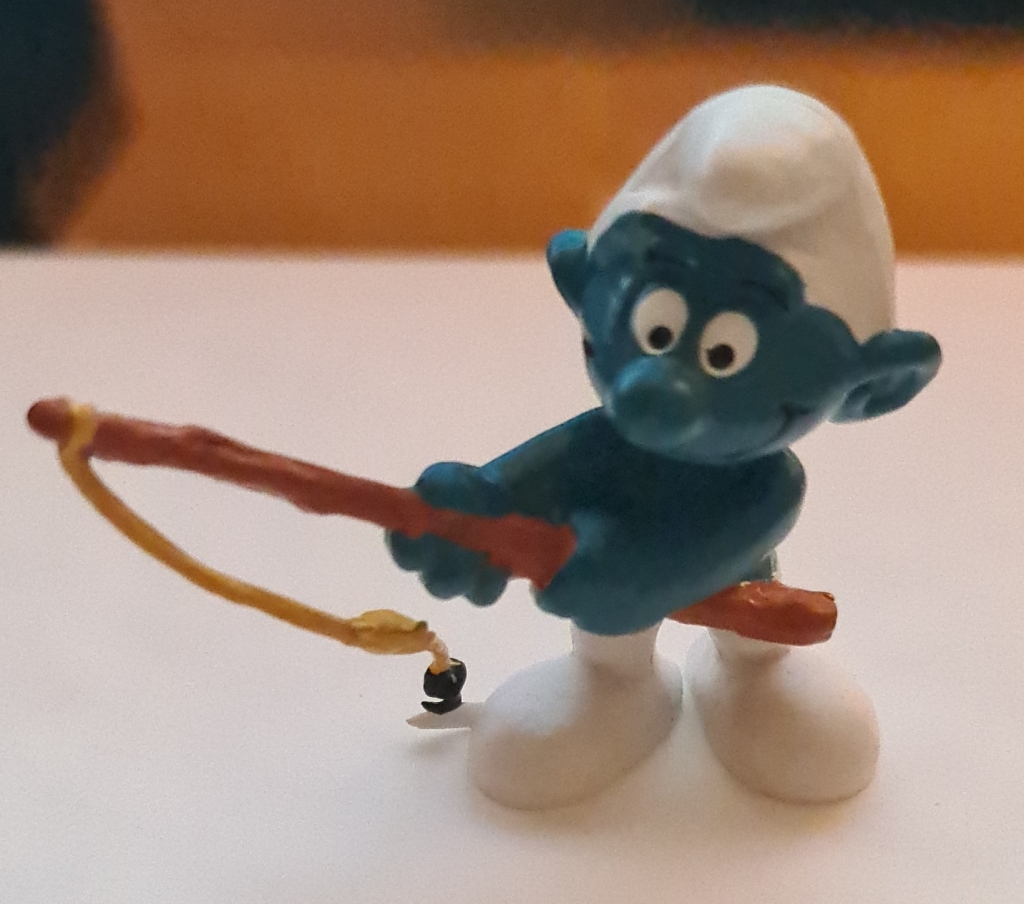 Schtroumpf pêcheur