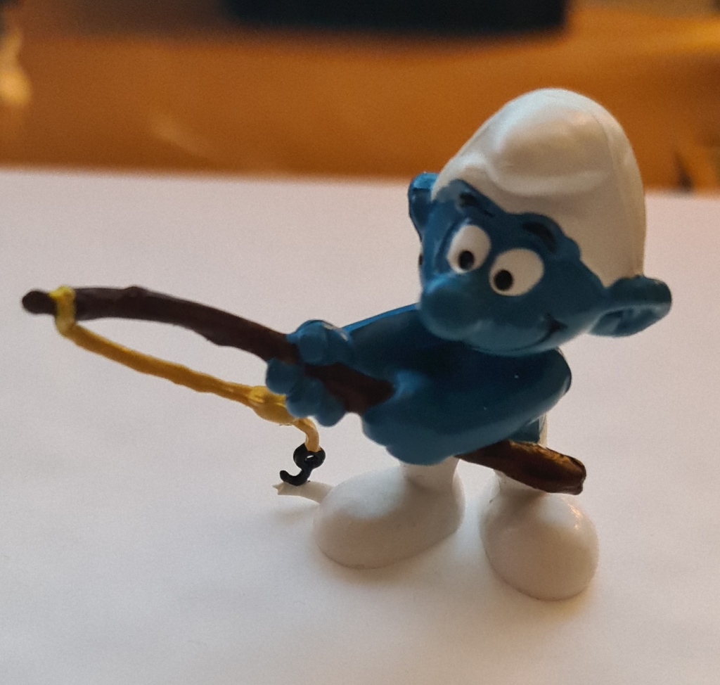 Schtroumpf pêcheur