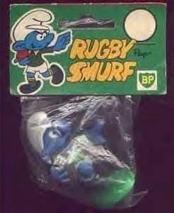 Schtroumpf rugbyman