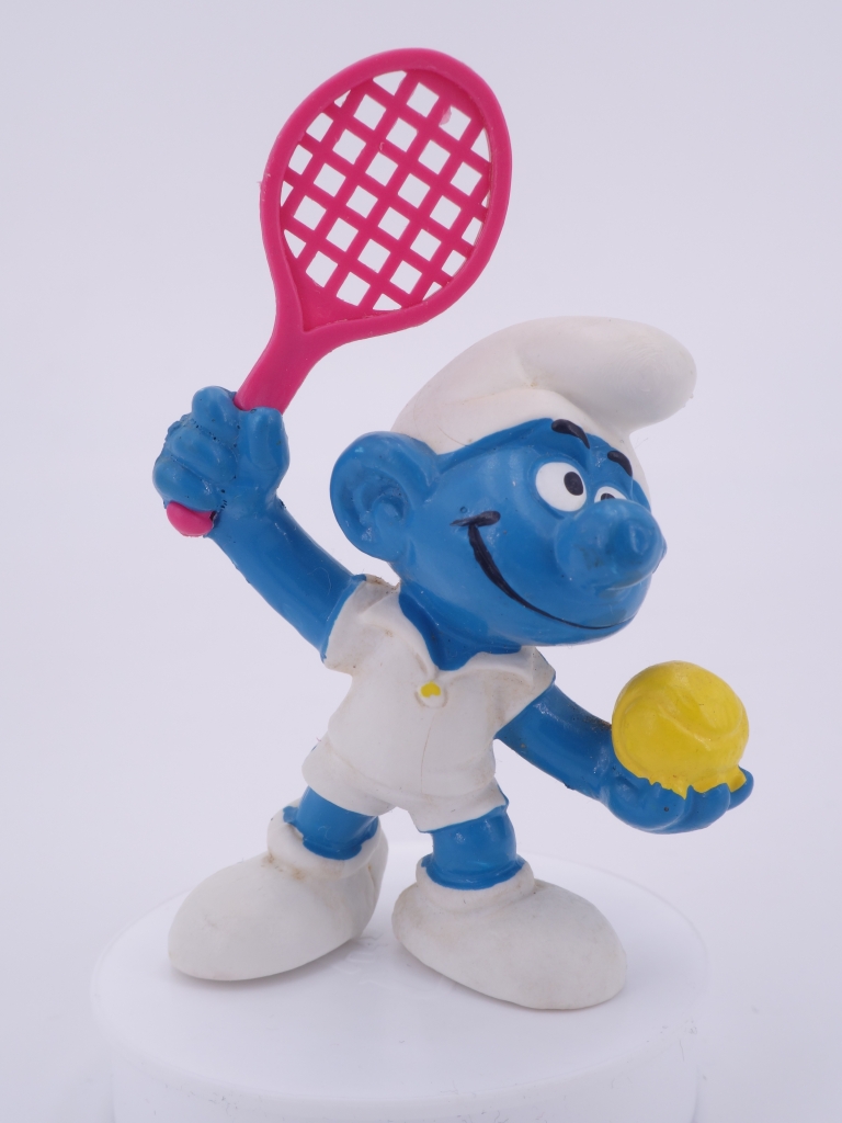 Schtroumpf joueur de tennis