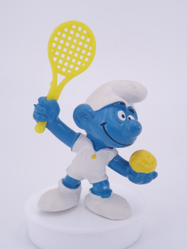 Schtroumpf joueur de tennis