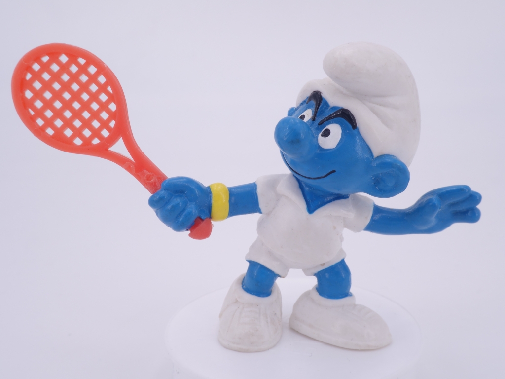 Schtroumpf tennisman