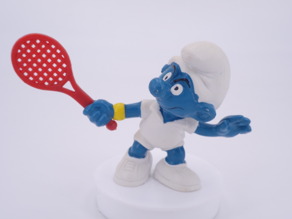 Schtroumpf tennisman
