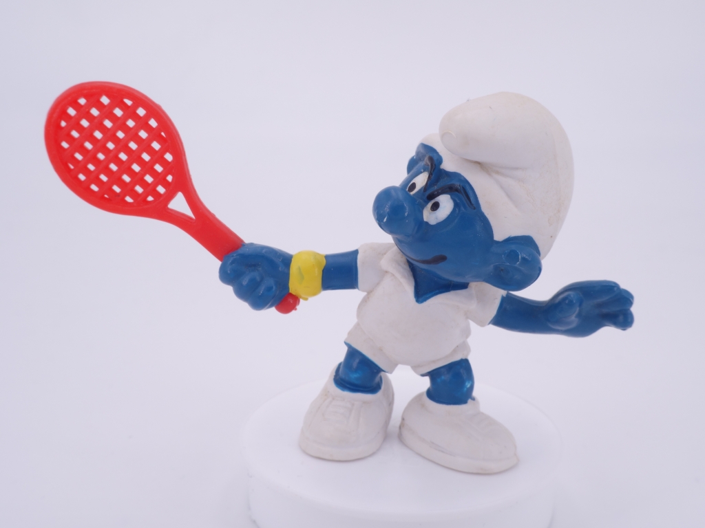 Schtroumpf tennisman
