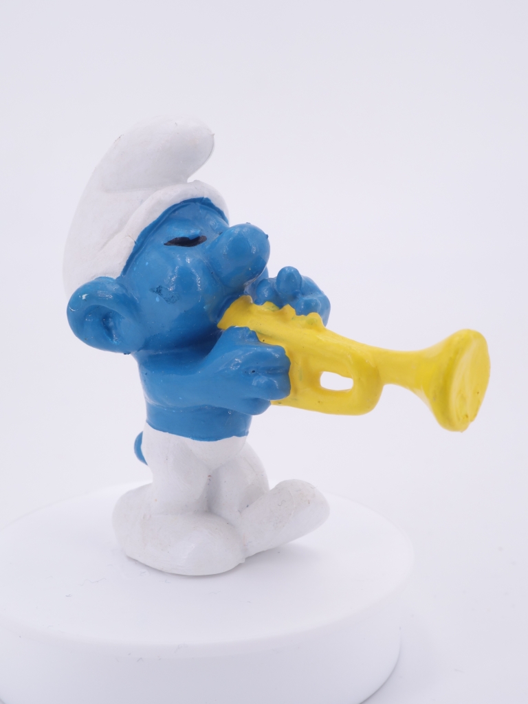 Schtroumpf à la trompette