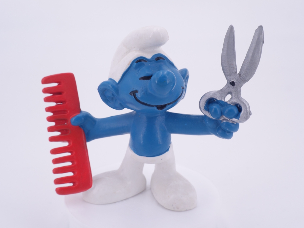 Schtroumpf coiffeur