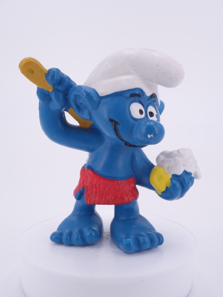 Schtroumpf qui se lave (sauna)