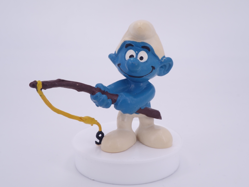 Schtroumpf pêcheur