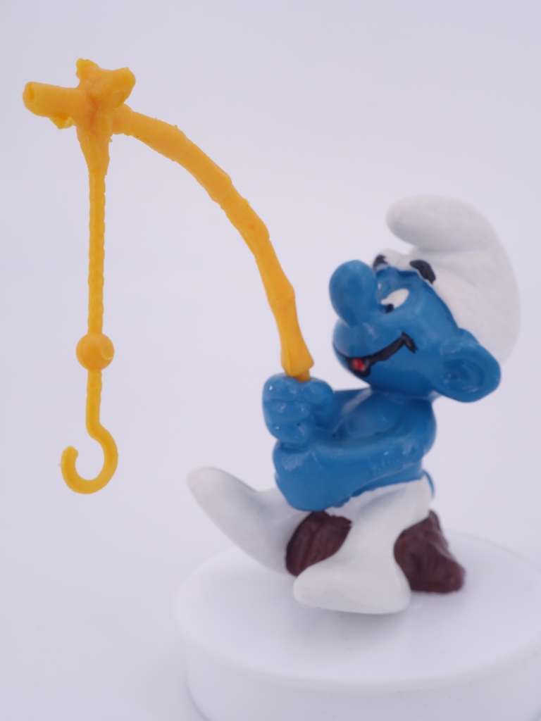 Schtroumpf pêcheur
