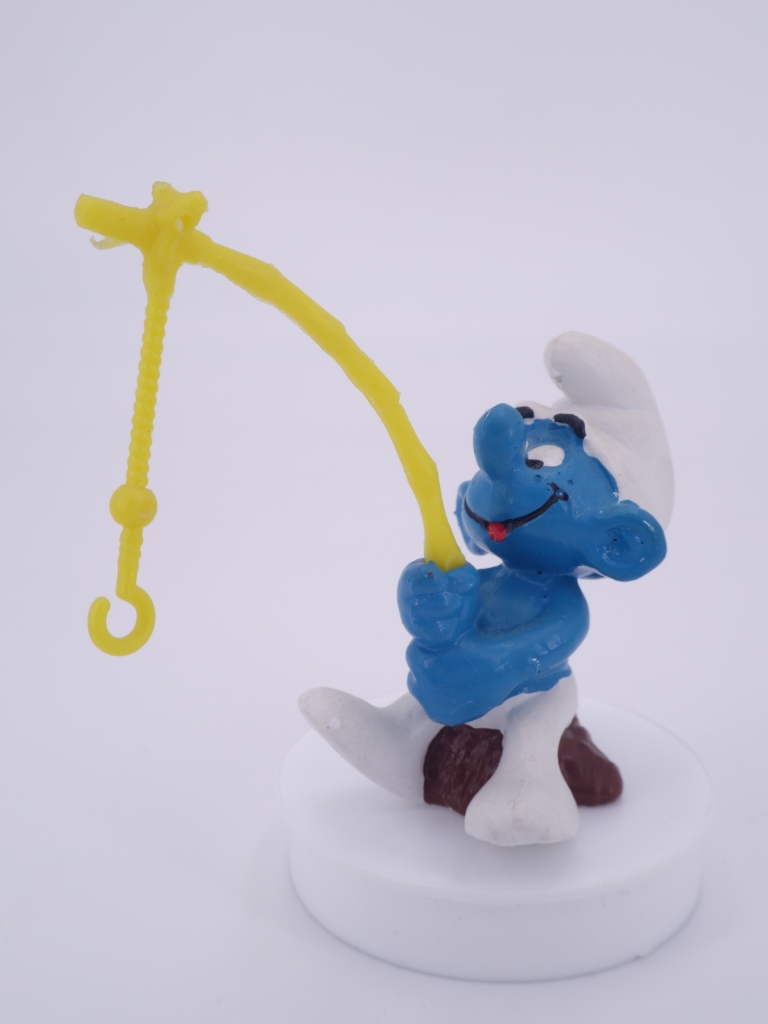 Schtroumpf pêcheur