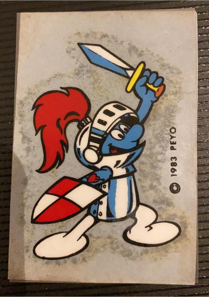 Transfert - Schtroumpf chevalier