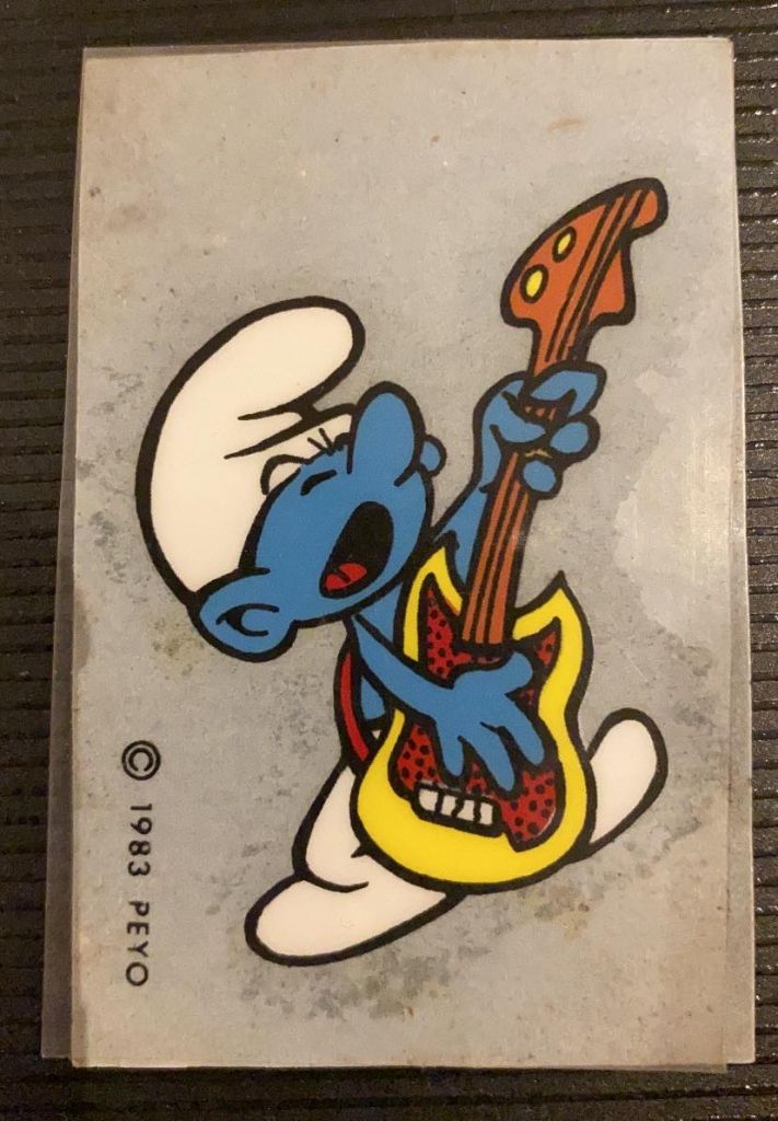 Transfert - Schtroumpf guitariste