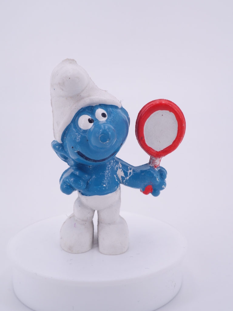 Schtroumpf coquet avec miroir