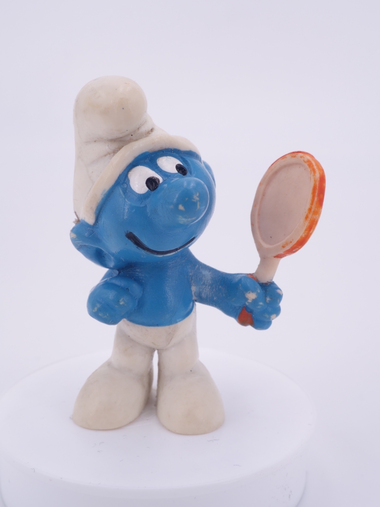 Schtroumpf coquet avec miroir