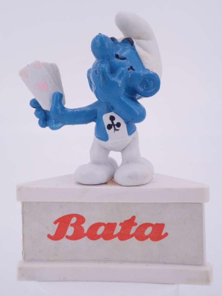 Schtroumpf joueur de cartes