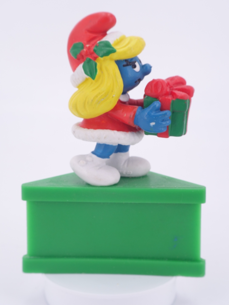 Schtroumpfette de Noël avec cadeau