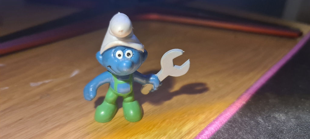 Schtroumpf mécanicien