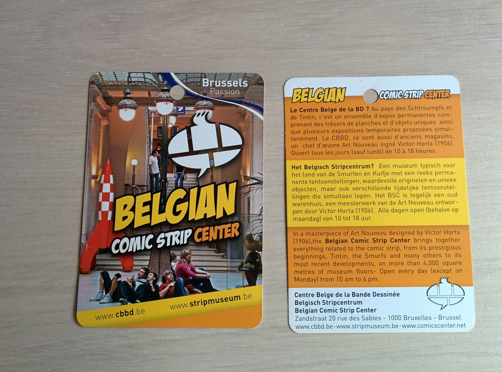 Carte Comic Strip Center