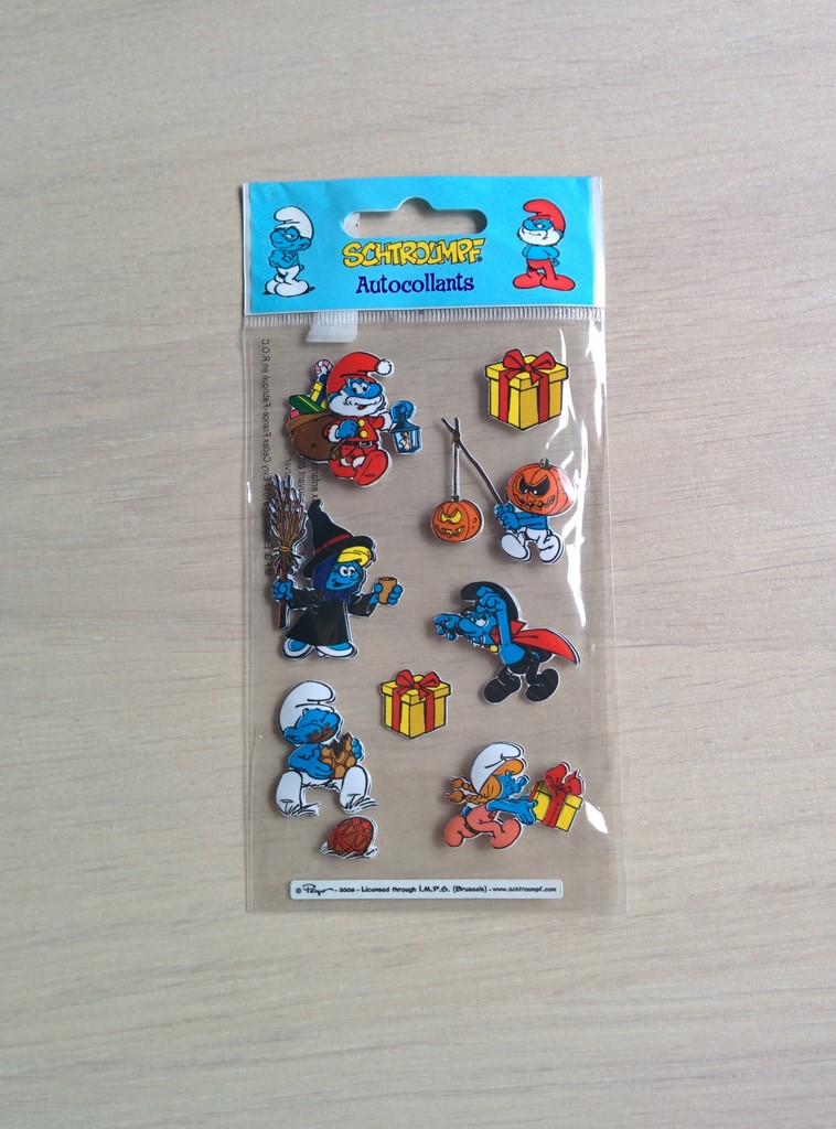 Autocollants en relief