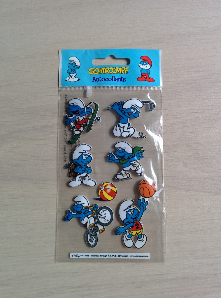 Autocollants en relief