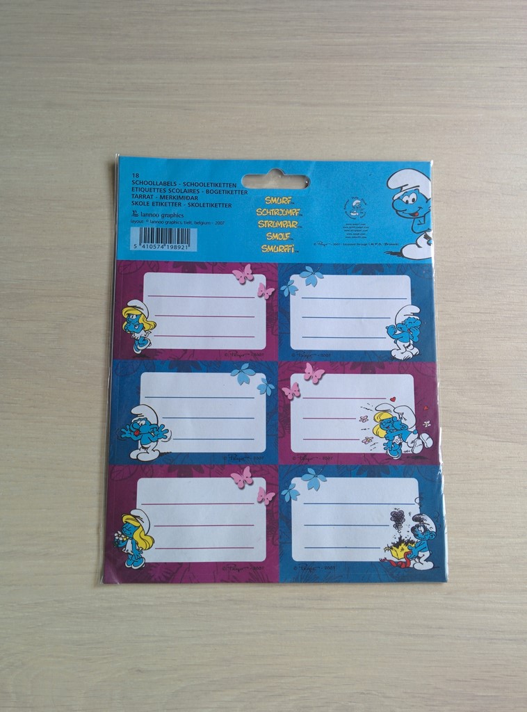 Autocollants pour cahier 