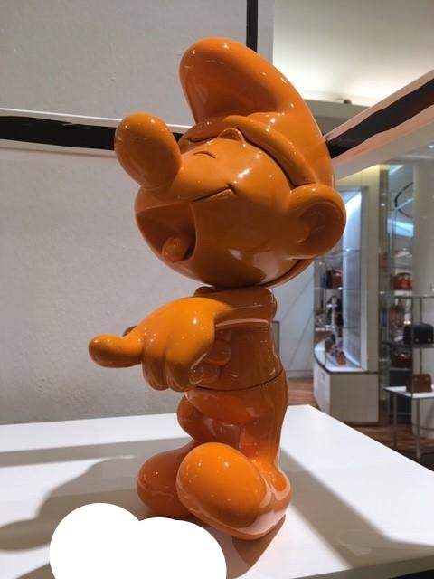 Schtroumpf rieur - Orange