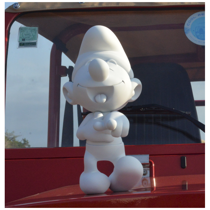 Schtroumpf rieur - Blanc