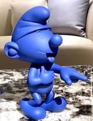 Schtroumpf rieur - Bleu