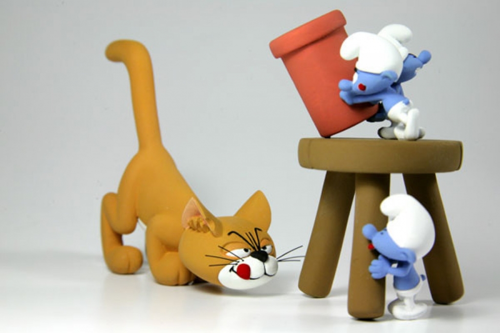 Azrael et les schtroumpfs