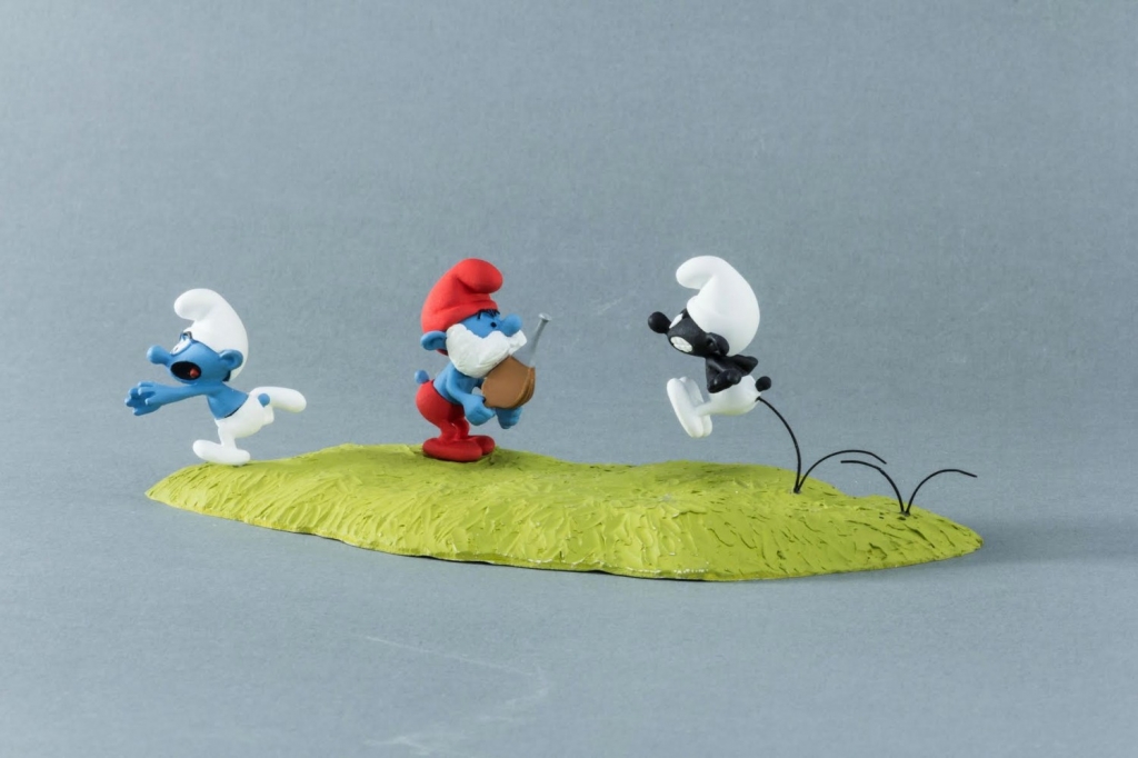 Chasse du schtroumpf noir