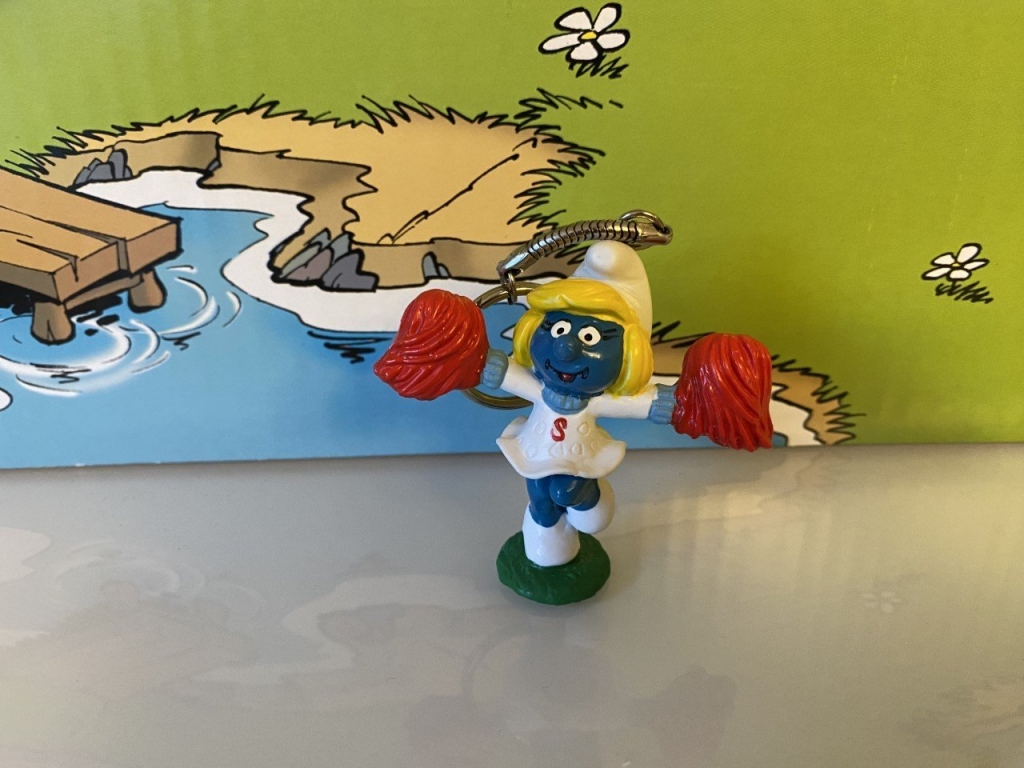 Schtroumpfette pom-pom girl