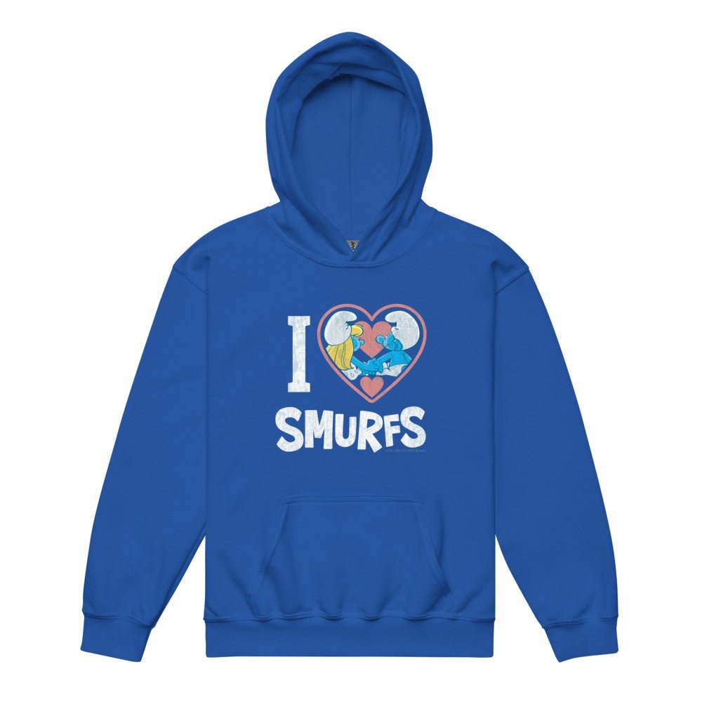 Children's sweatshirt - I Love Smurfs