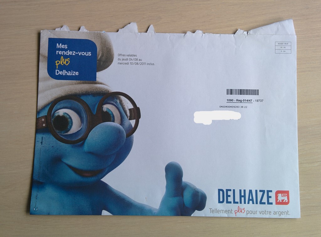 Enveloppe Delhaize