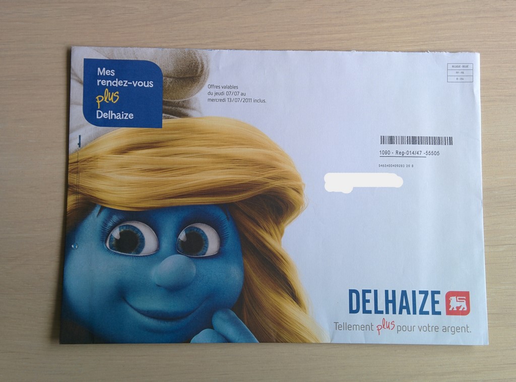 Enveloppe Delhaize